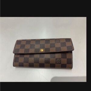 Louis Vuitton Brown Checkered Wallet